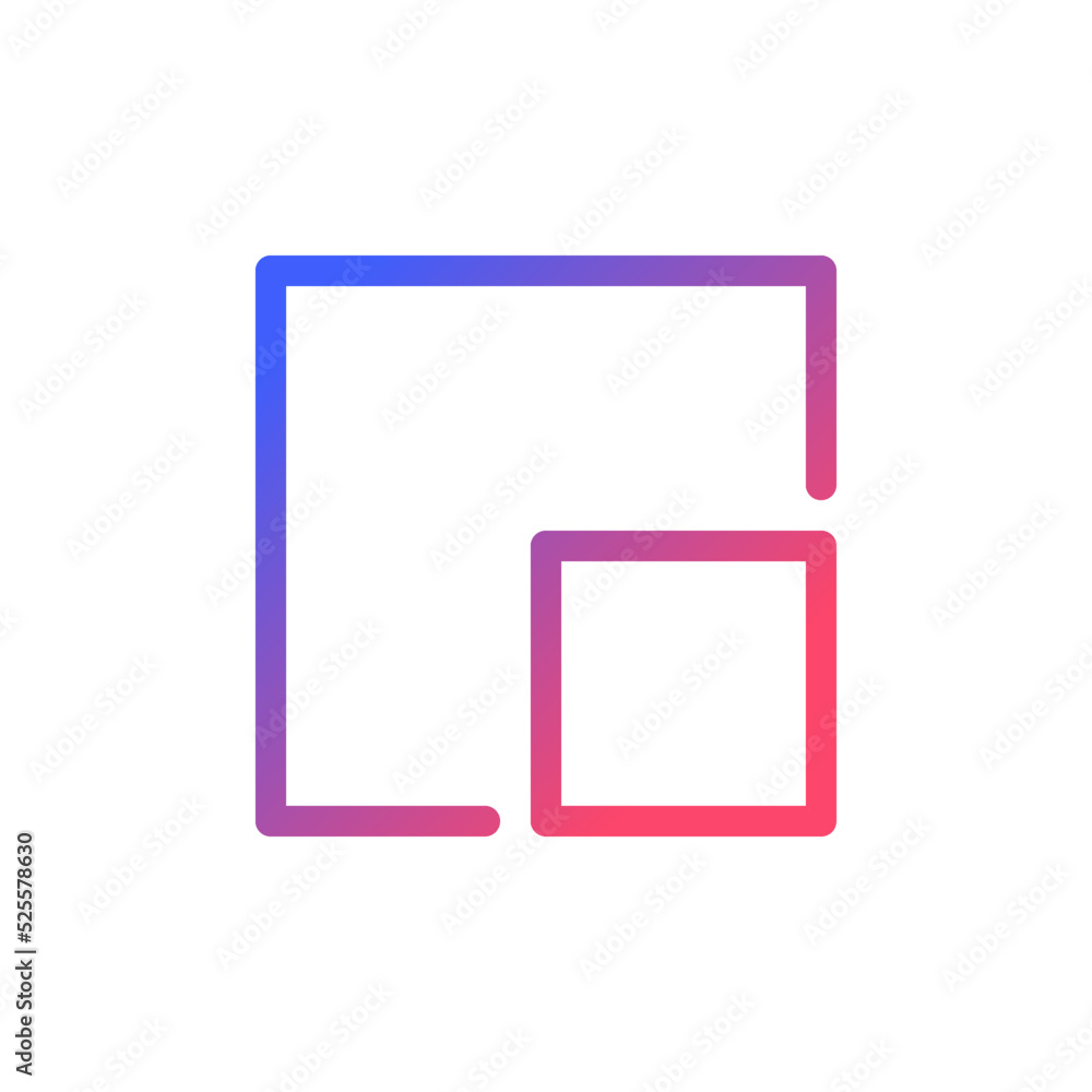 Full screen mode pixel perfect gradient linear ui icon. Media player. Digital video playing. Editor tool. Line color user interface symbol. Modern style pictogram. Vector isolated outline illustration Full screen mode pixel perfect gradient linear ui icon. Media player. Digital video playing. Editor tool. Line color user interface symbol. Modern style pictogram. Vector isolated outline illustration