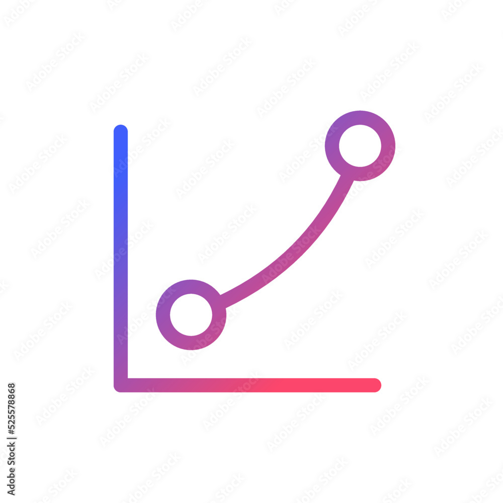 Curves tool pixel perfect gradient linear ui icon. Tone balance. Photo editor. Photography retouch. Line color user interface symbol. Modern style pictogram. Vector isolated outline illustration Curves tool pixel perfect gradient linear ui icon. Tone balance. Photo editor. Photography retouch. Line color user interface symbol. Modern style pictogram. Vector isolated outline illustration