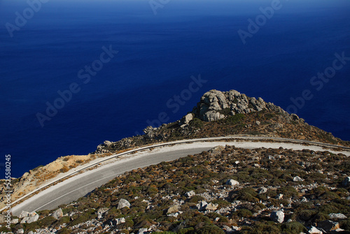 Beach in Amorgos Island, Cyclades, Greece.