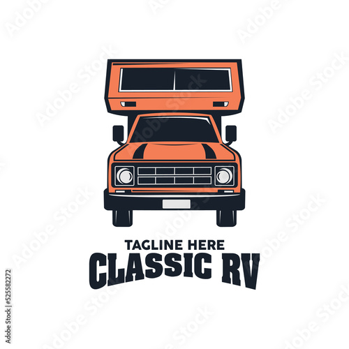 service icon set car vector rv logo illustration of a car