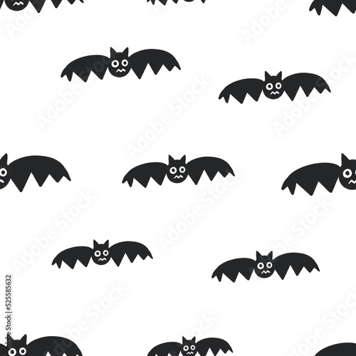 seamless pattern with bat