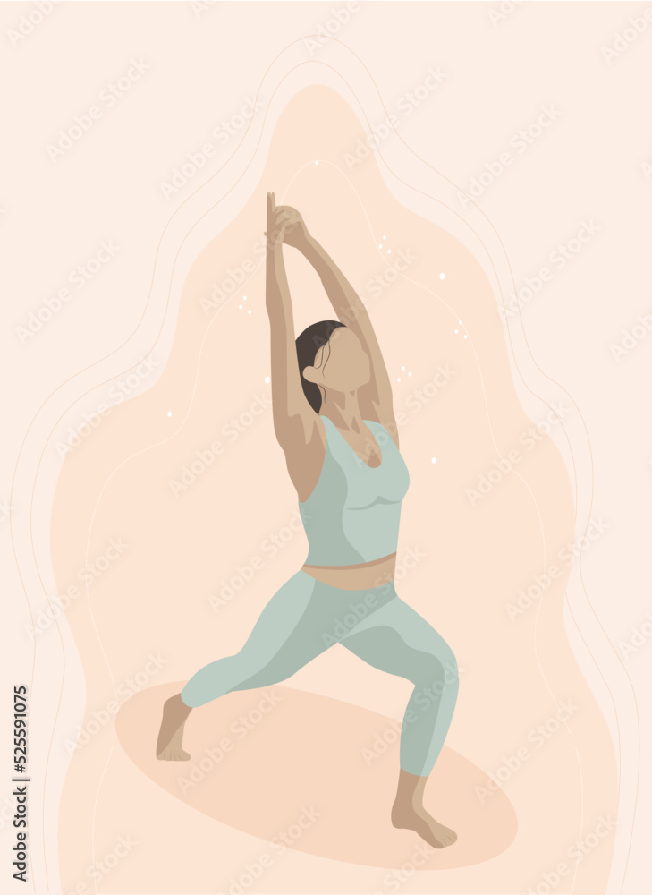 Women yoga. The beautiful girl is doing yoga. Minimalism, silhouette of a girl. Black girl. yoga pose. yoga poster Women yoga. The beautiful girl is doing yoga. Minimalism, silhouette of a girl. Black girl. yoga pose. yoga poster