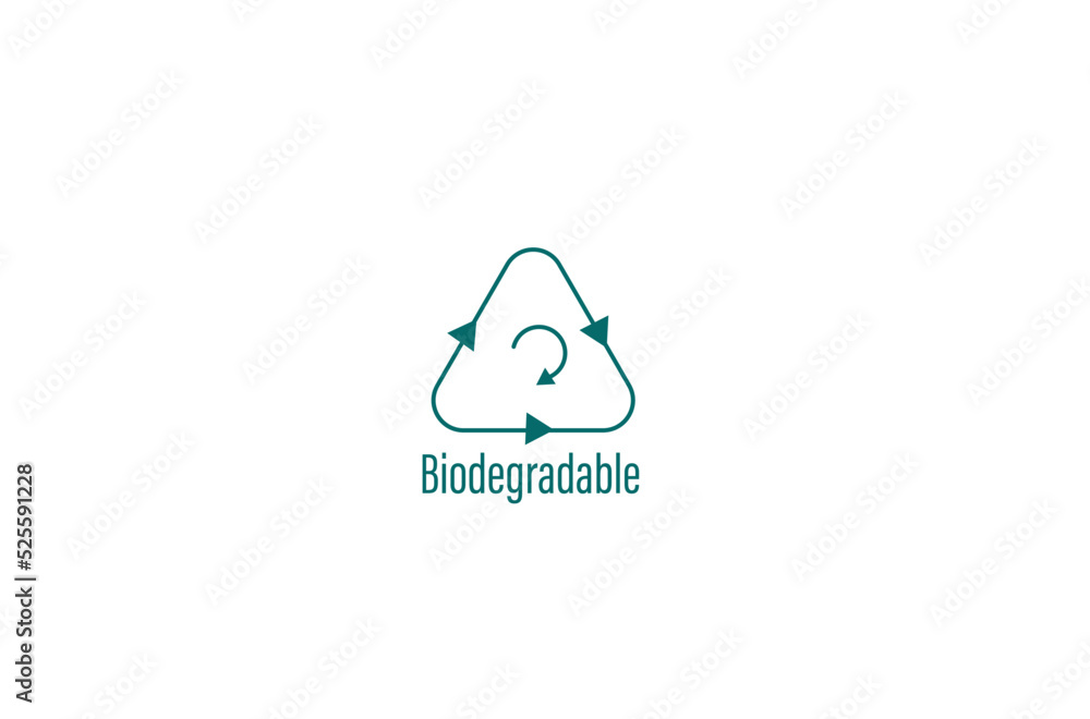 biodegradable product icon vector illustration 