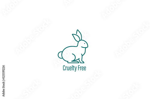 cruelty free icon vector illustration 