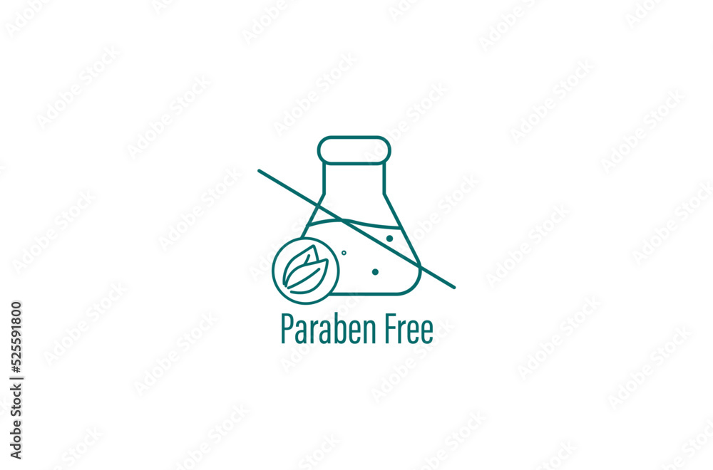 paraben free icon vector illustration paraben free icon vector illustration