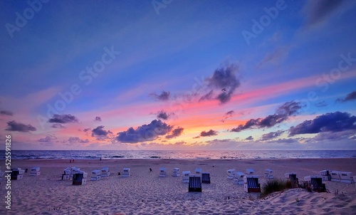 sunset at the beach