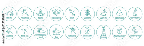 gmo, no paraben, natural, no pesticides, vegan, gluten free, cruelty free, biodegradable, organic, natural fragrance, silicon , nitrate, toxic, palm oil free, local grown, no harsh chemicals