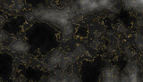 Marble texture on black texture with gold glitter. Black gold marble texture background. Tiles luxury stone floor seamless glitter for interior and exterior. Black watercolor grunge background