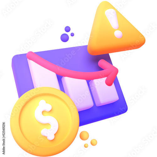 Presentation  in 3d render for graphic asset web presentation or other