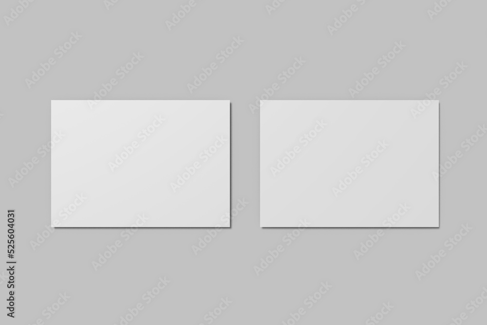 Fototapeta premium Postcard Blank Mockup