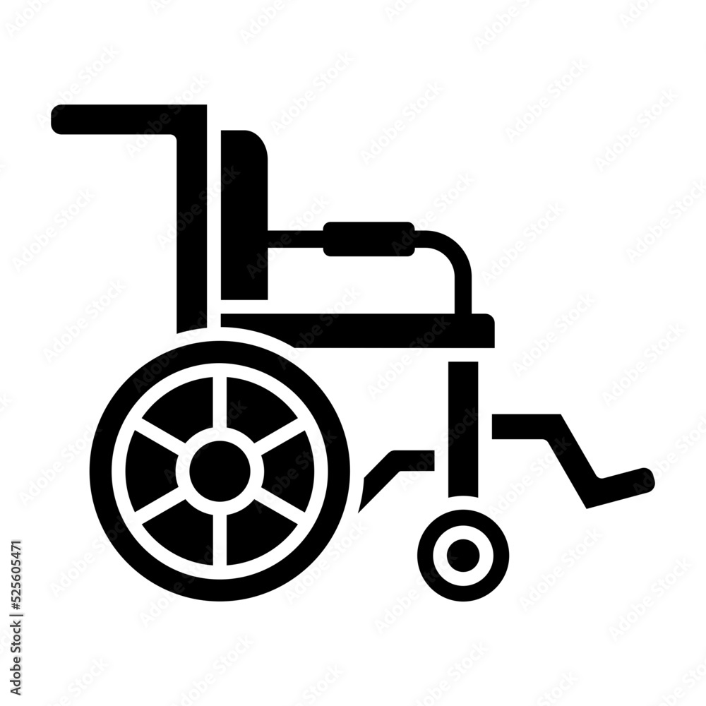 Handicapped Glyph Icon Handicapped Glyph Icon