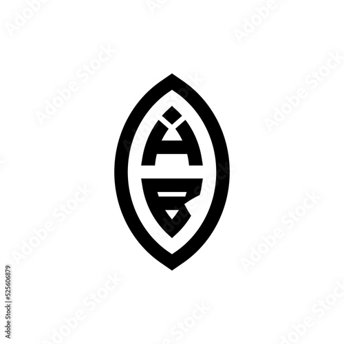 HB bold line geometric initial logo design which is good for branding