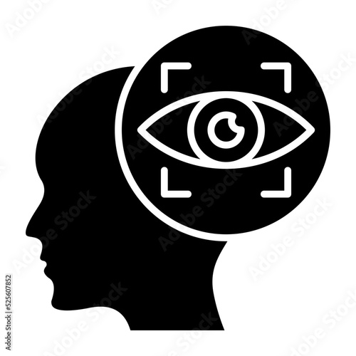 Vision Glyph Icon