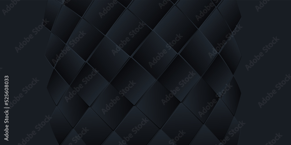 Obraz premium Abstract black geometry background