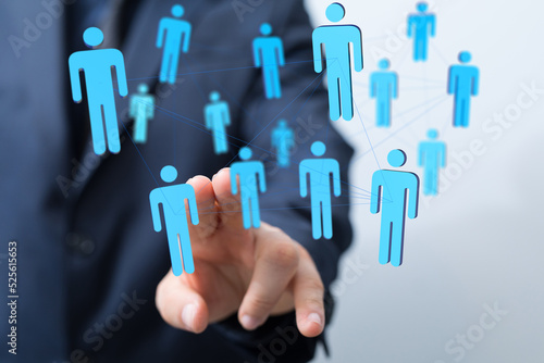 Global network. Blockchain....