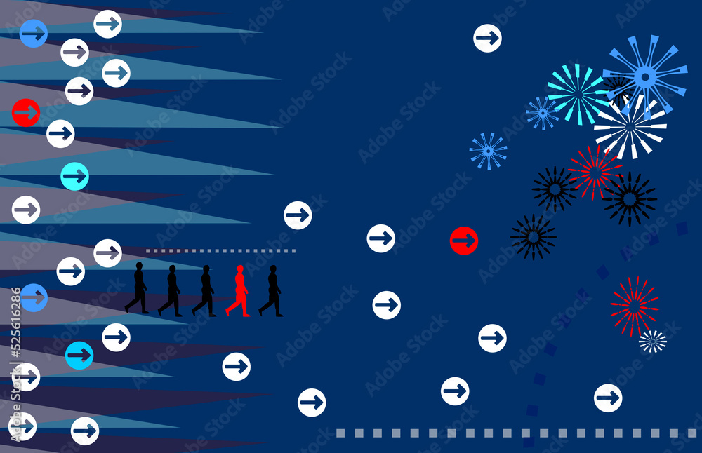 Fototapeta premium Advertising poster. Poster of discounts