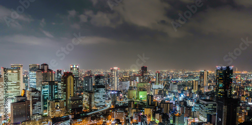 Night view of Osaka, Japan © William Huang