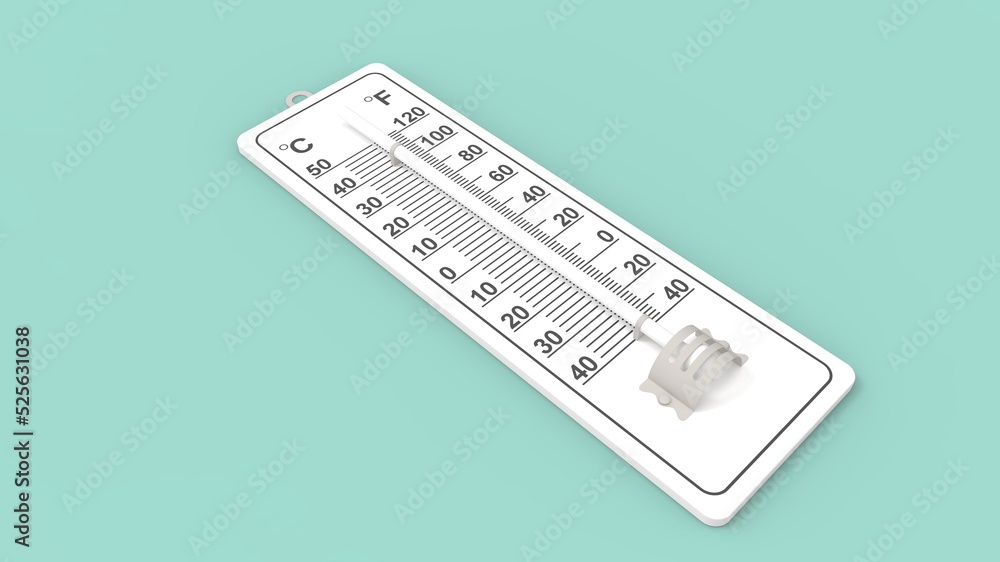3D rendering of a liquid based weather thermometer a measuring instrument used to measure and indicate temperatures. 3d renderd computer model isolated in empty space background. 3D rendering of a liquid based weather thermometer a measuring instrument used to measure and indicate temperatures. 3d renderd computer model isolated in empty space background.