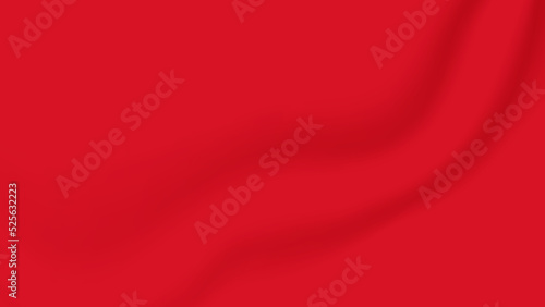 abstract blank red soft creased satin fabric folding texture background for decorative graphic design
