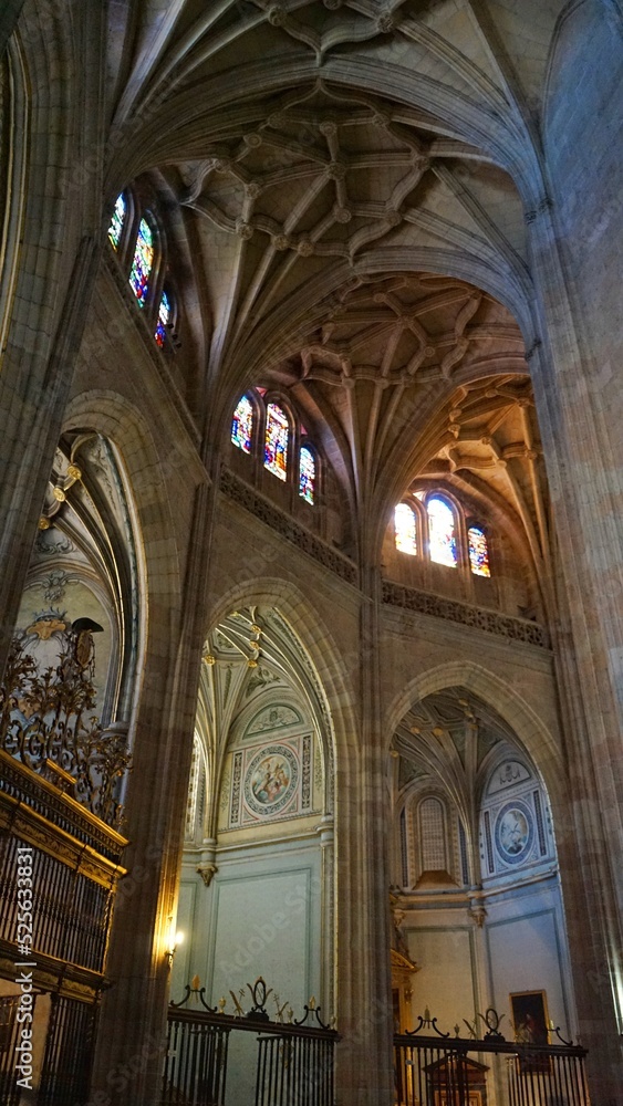 interior of the cathedral of Segovia