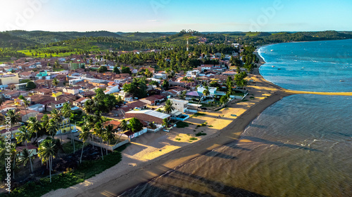 Tamandaré Carneiros Pernambuco Praia Litoral Paraíso Tropical Pernambucano Paradisíaco Coqueiro Mar Areia Ilha Céu Oceano Paisagem Drone Brasil Viagem Turismo Férias Verão