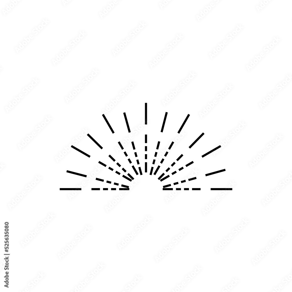 sun, sun ray icon png transparent Stock Illustration | Adobe Stock