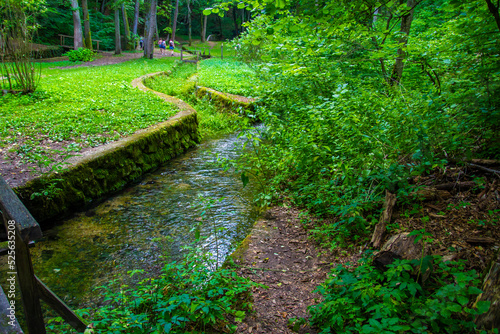 Artificial creek in Hungary  Josvafo