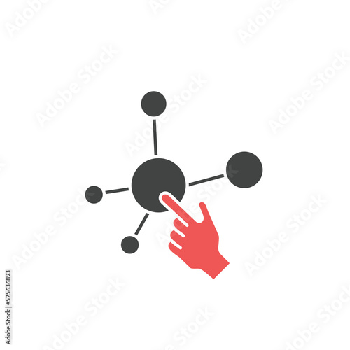 interaction icons  symbol vector elements for infographic web