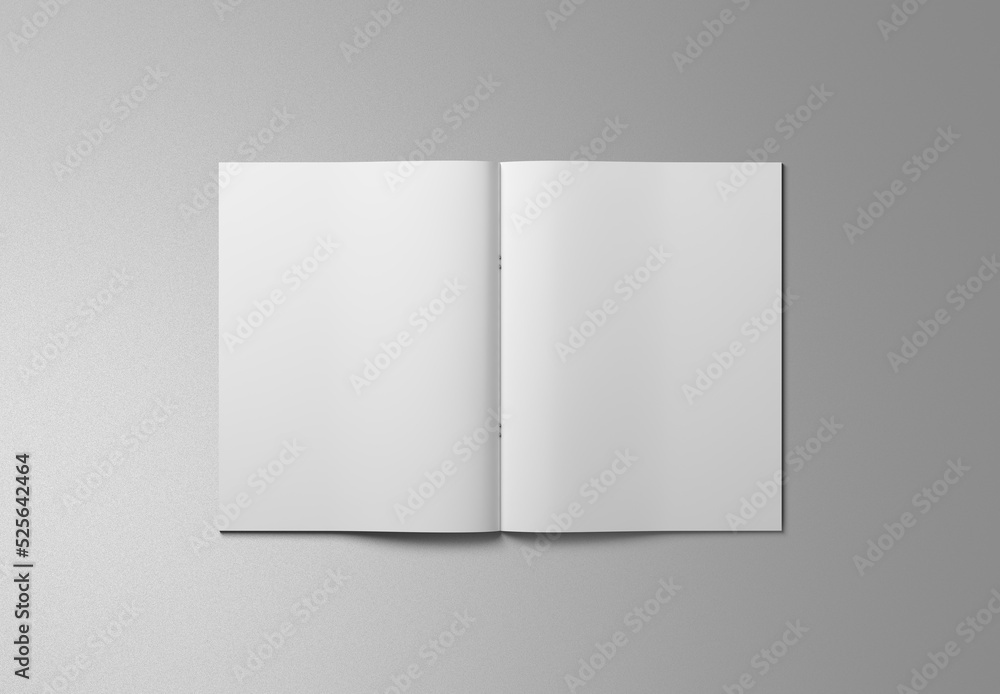 Branding Magazine 3d Mockup white isolated Branding Magazine 3d Mockup white isolated