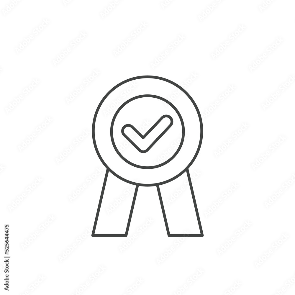 Approval check icons symbol vector elements for infographic web Approval check icons symbol vector elements for infographic web