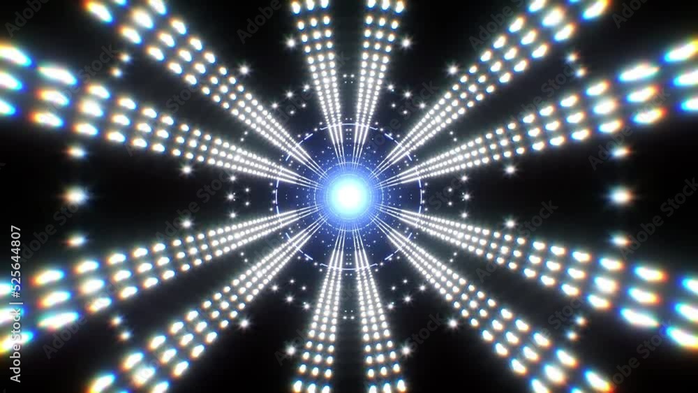 Dazzling lights for dj loop