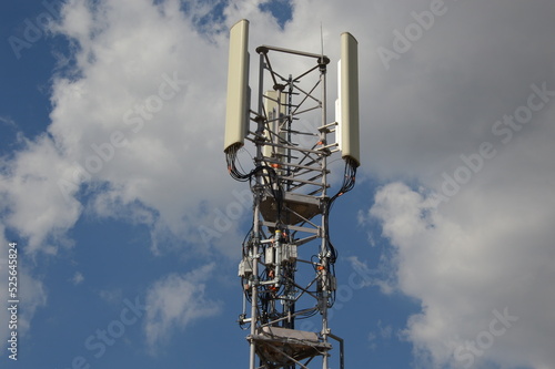 A Telecommunication antenna mast, France
