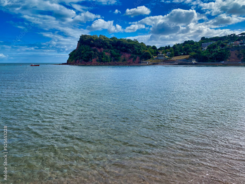 Naklejka premium Teignmouth beach in South Devon