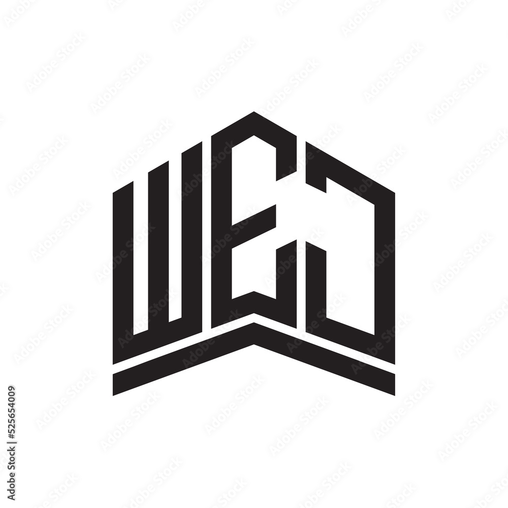WEJ letter logo design.WEJ creative initials monogram vector letter logo concept.WEJ letter design.
 - obrazy, fototapety, plakaty 