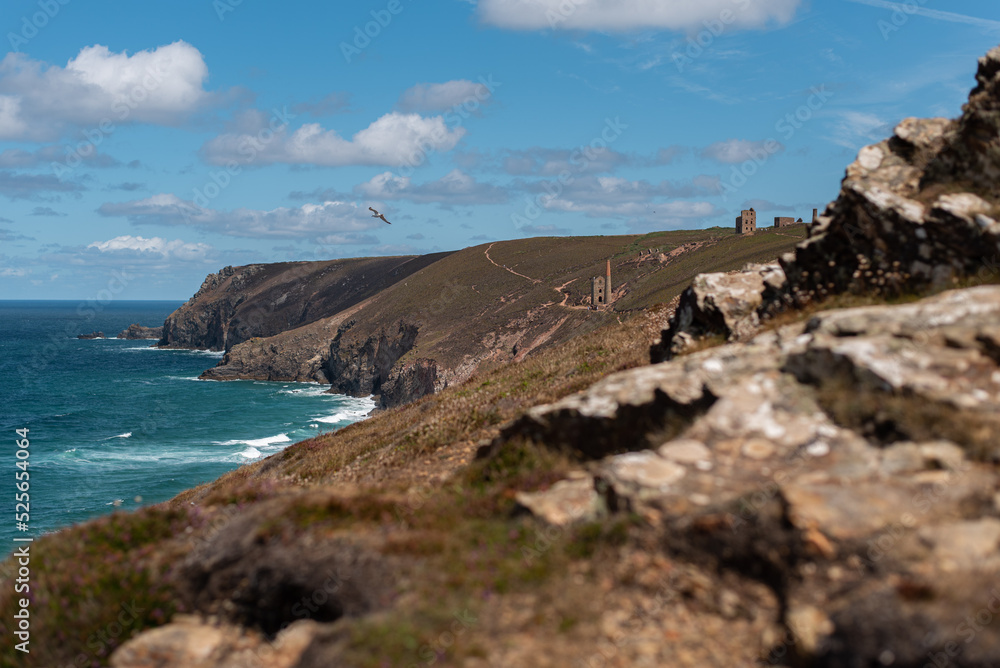 coast of the sea cornwall landscape