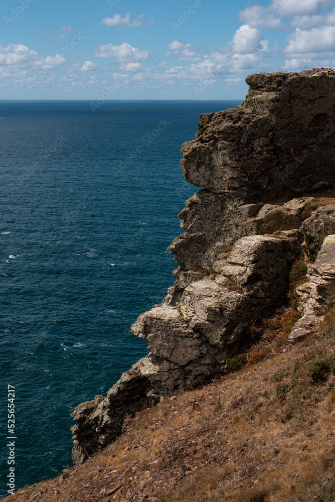 cliffs of st agnes head cornwall england