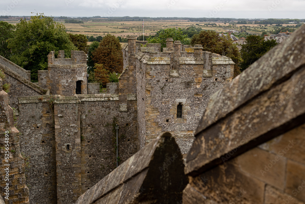 arundel castle england stone wall 