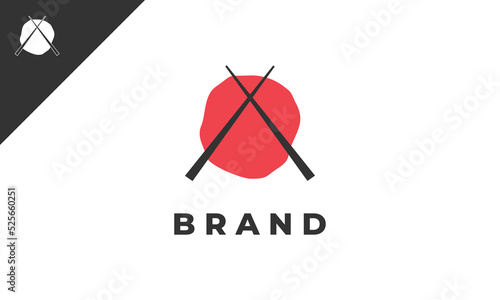 Japanese Food Logo Design ,Vector Template