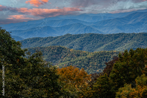 Blue Ridge Mountain Range in North Carolina © Ruth P. Peterkin