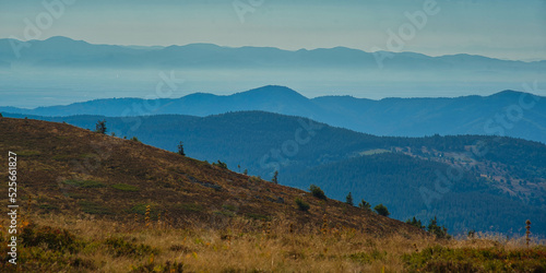 Landschaft auf dem Gazon du Faing in den Vogesen