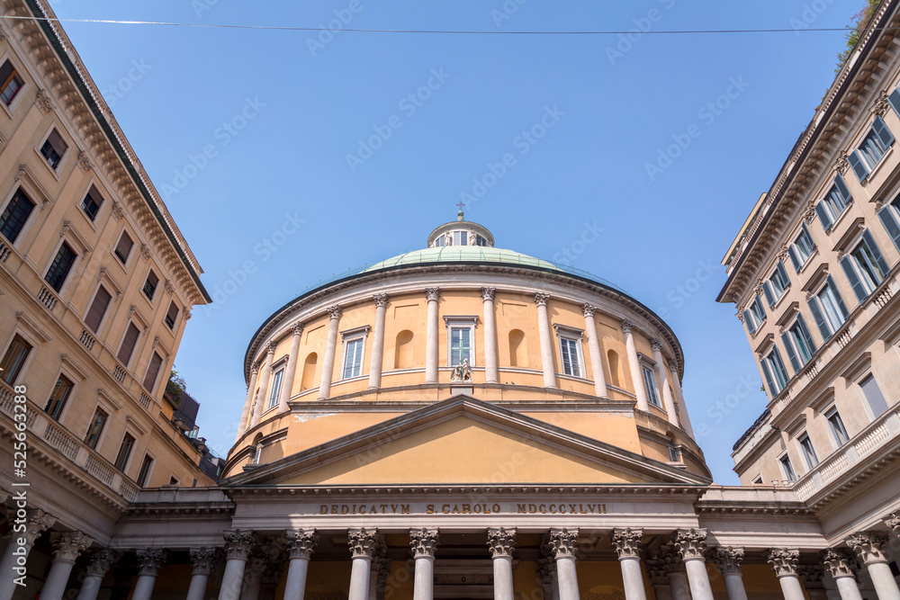 San Carlo al Corso is a neo-classic church in the center of Milan, Italy