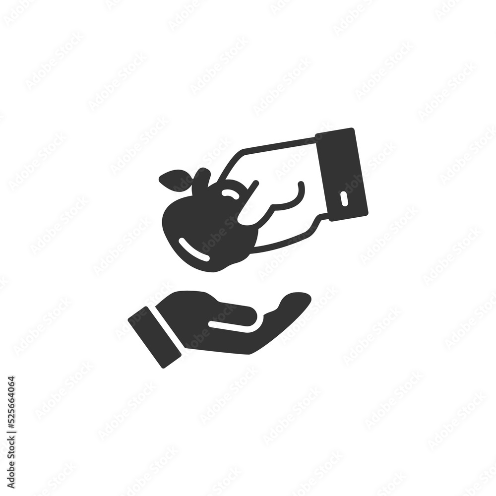 apple hand icons symbol vector elements for infographic web apple hand icons symbol vector elements for infographic web