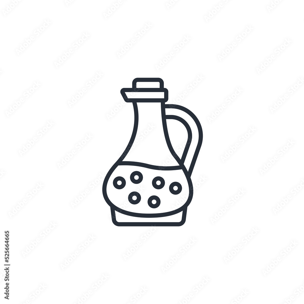 Vinegar icons symbol vector elements for infographic web Vinegar icons symbol vector elements for infographic web