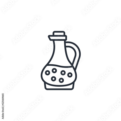 Vinegar icons  symbol vector elements for infographic web photo