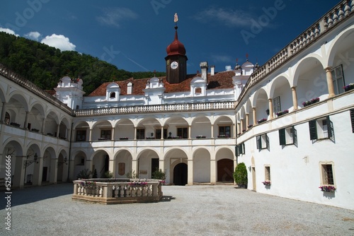 Scenic shot of Castle Herberstein in Styria, Austria photo