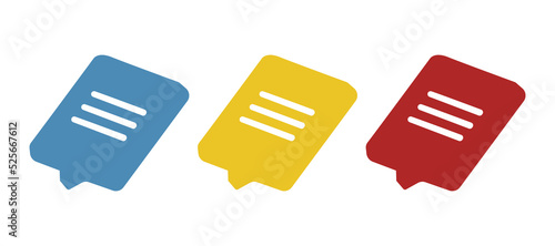 single message icon, cloud, message concept, vector illustration