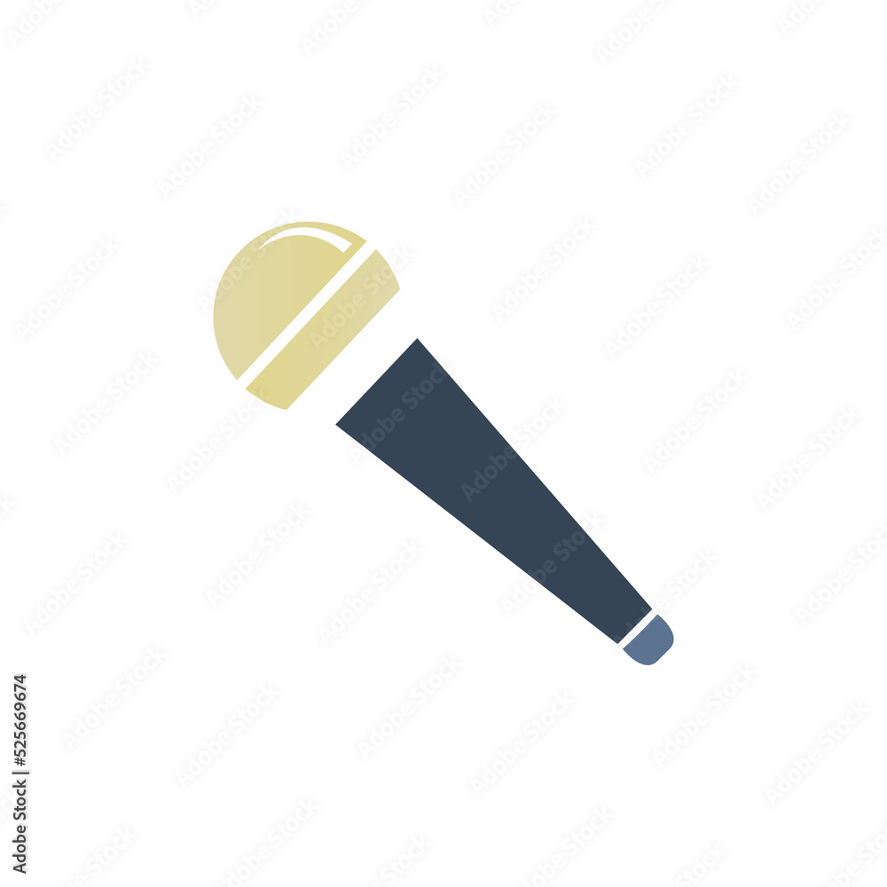 microphone icon on a white background, vector illustration microphone icon on a white background, vector illustration