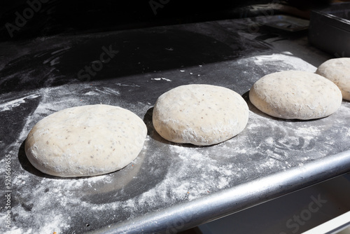 close up of 
 dough
