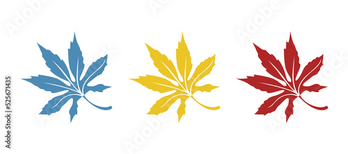 tree leaves icon, vector illustration