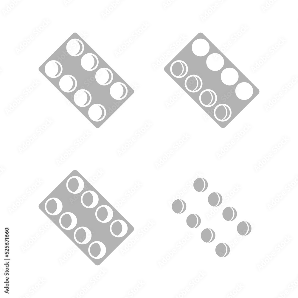 pill packaging icon, vector illustration pill packaging icon, vector illustration
